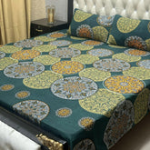3D CRYSTAL COTTON BEDSHEET